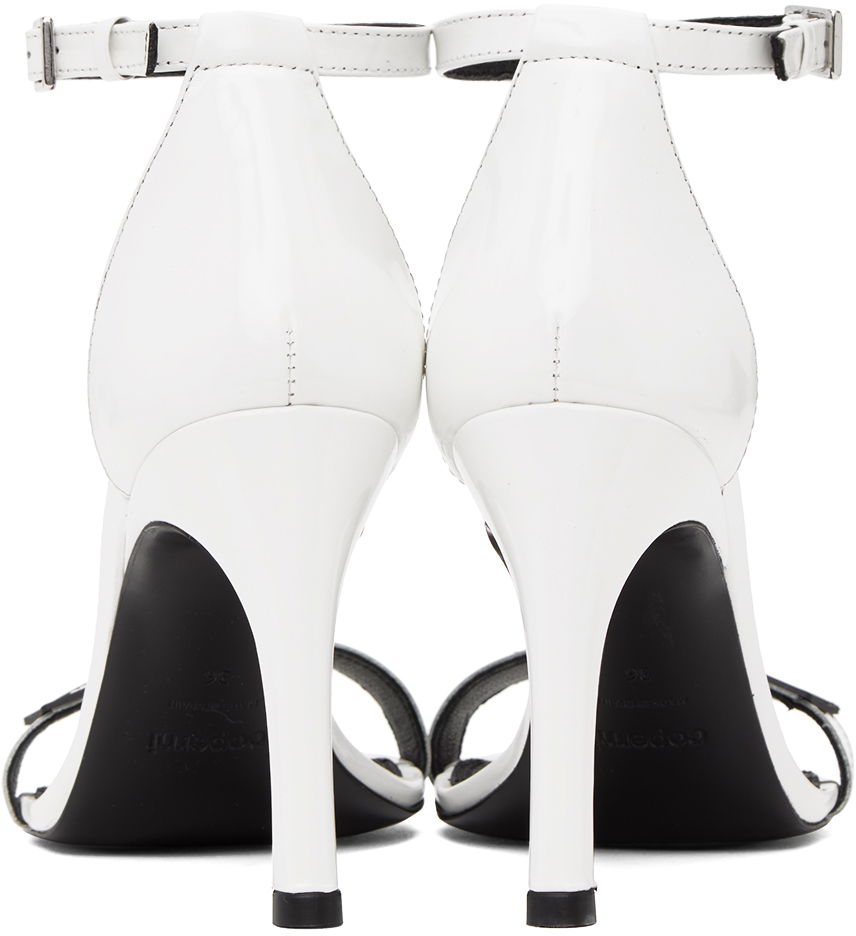 Tenisky a topánky Coperni Skinny Strap Logo Heeled Sandals Biela | COPSH44425, 1