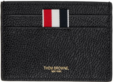 Peňaženka Thom Browne Leather Card Holder Čierna | MAW020L-00198, 0