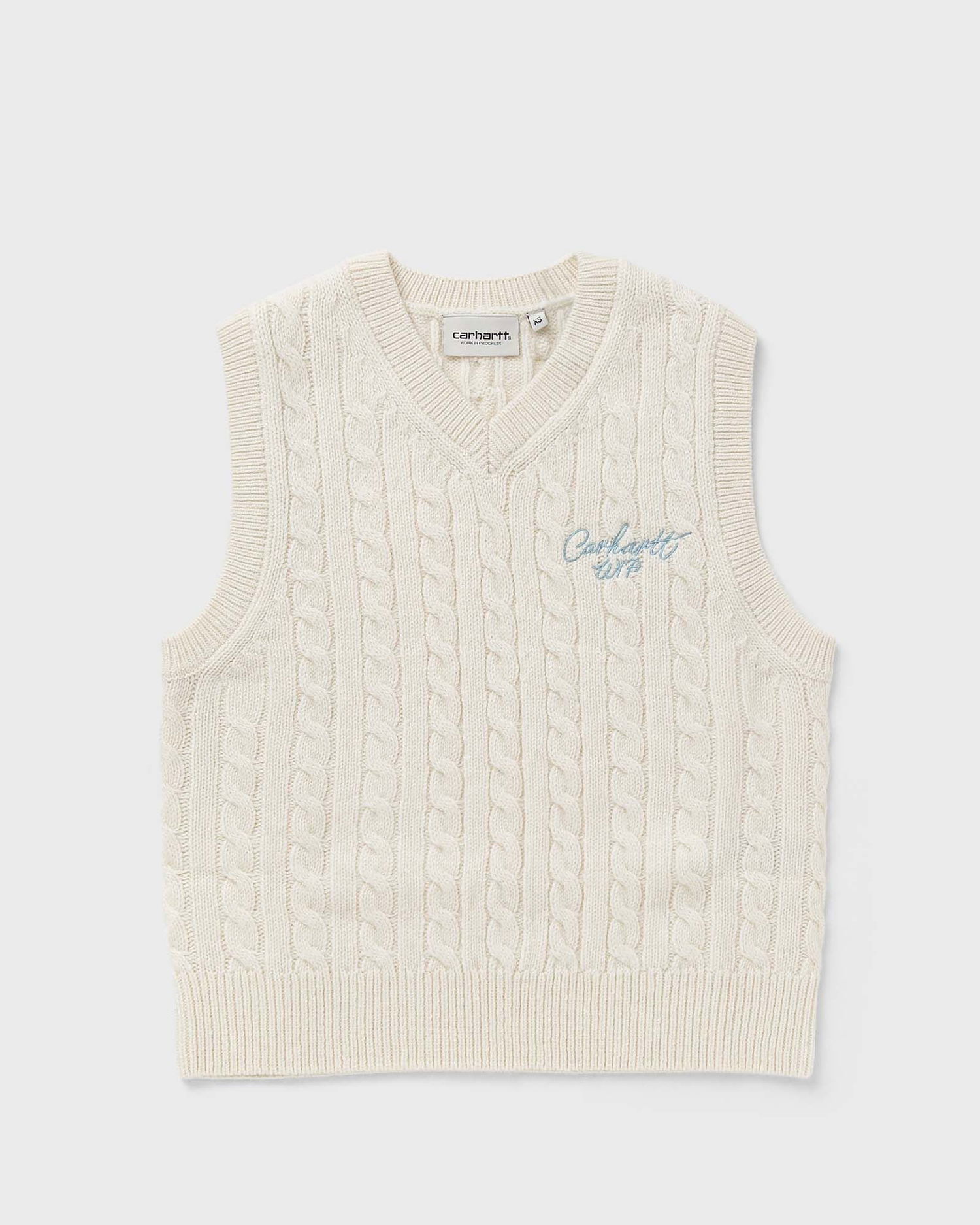 Sveter Carhartt WIP WMNS Signature Vest Sweater Béžová | I033882-2JH.XX, 0