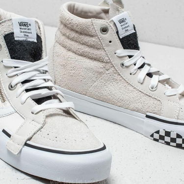 Tenisky a topánky Vans Cut & Paste SK8-Hi Cap LX Biela | VN0A3TKMUC0, 5