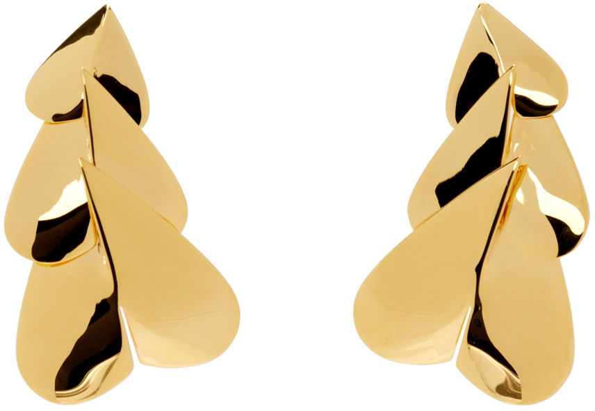 Náušnice Alaïa Long Heart Shaped Drop Earrings Žltá | AA2B071LA006, 0