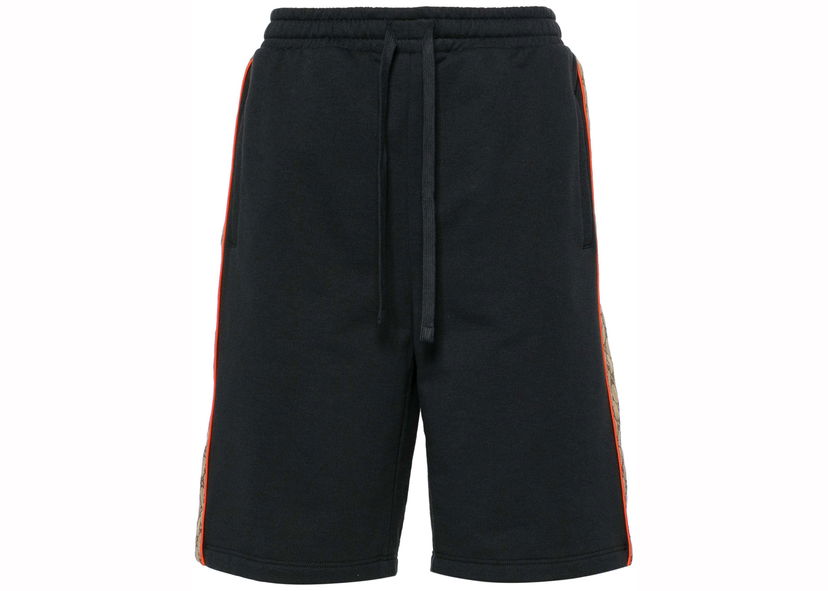 Šortky Gucci GG Insert Jogging Shorts Black Čierna | 770795 XJF35