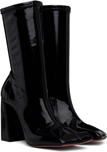Oblečenie Amina Muaddi Amina Muaddi Marine Stretch Boots Čierna | MARINE STRETCH BOOTIE 95 LATEX, 3