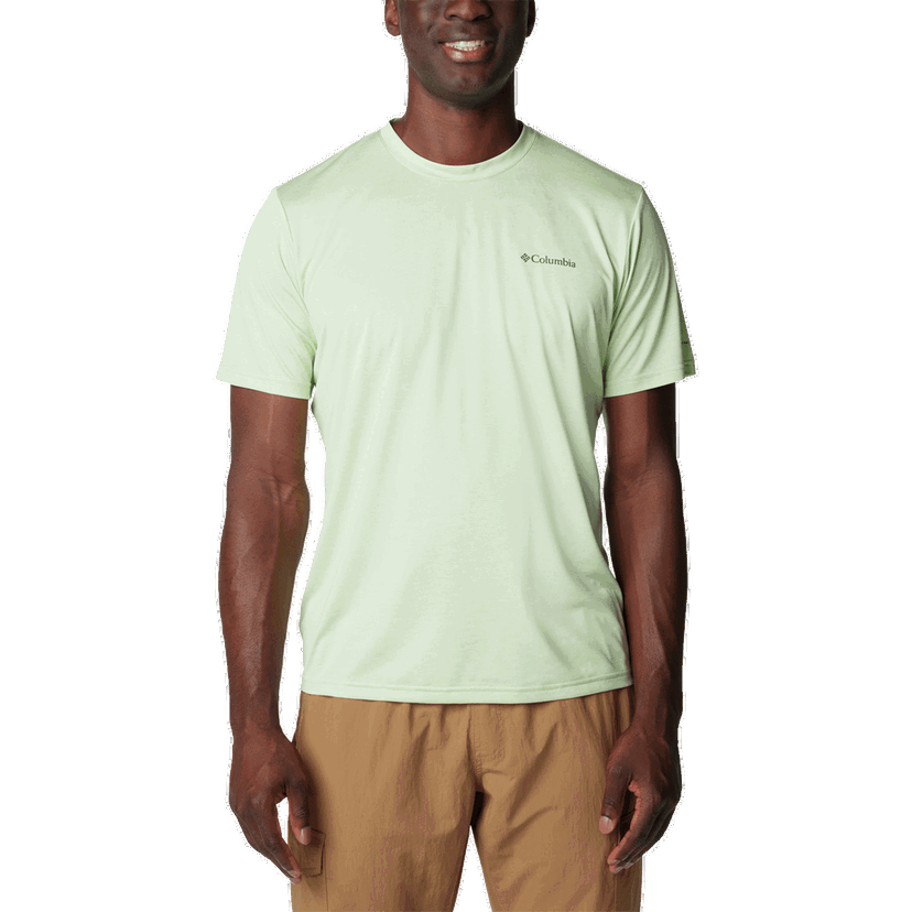 Tričko Columbia Hike Crew Neck T-Shirt Zelené | 1990391349