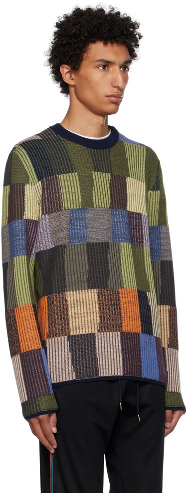 Sveter Paul Smith Paul Smith Patchwork Crewneck Sweater Rôznofarebný | M1R-267Y-L02084, 1