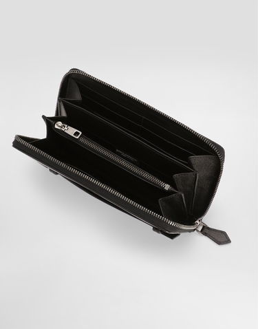 Peňaženka Dolce & Gabbana Dolce & Gabbana Calfskin Zip-Around Wallet Čierna | BP1672AV95680999, 3