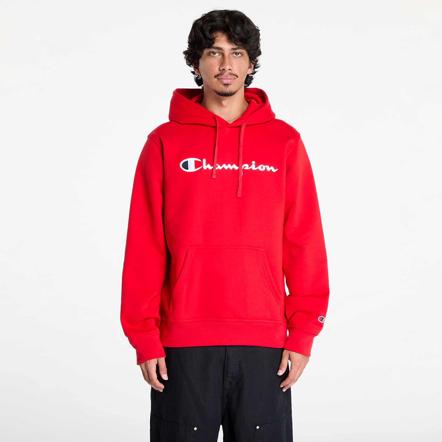 Mikina Champion Sweatshirt Hooded Sweatshirt Red XL Ružová | 220253 CHA RS054, 0