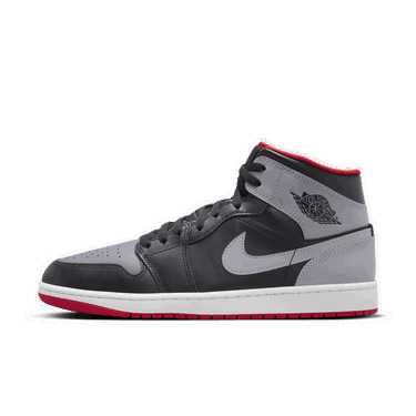 Tenisky a topánky Jordan Air Jordan 1 Mid "Black/Cement Grey / Fire Red / Sail" Čierna | DQ8426-006, 3