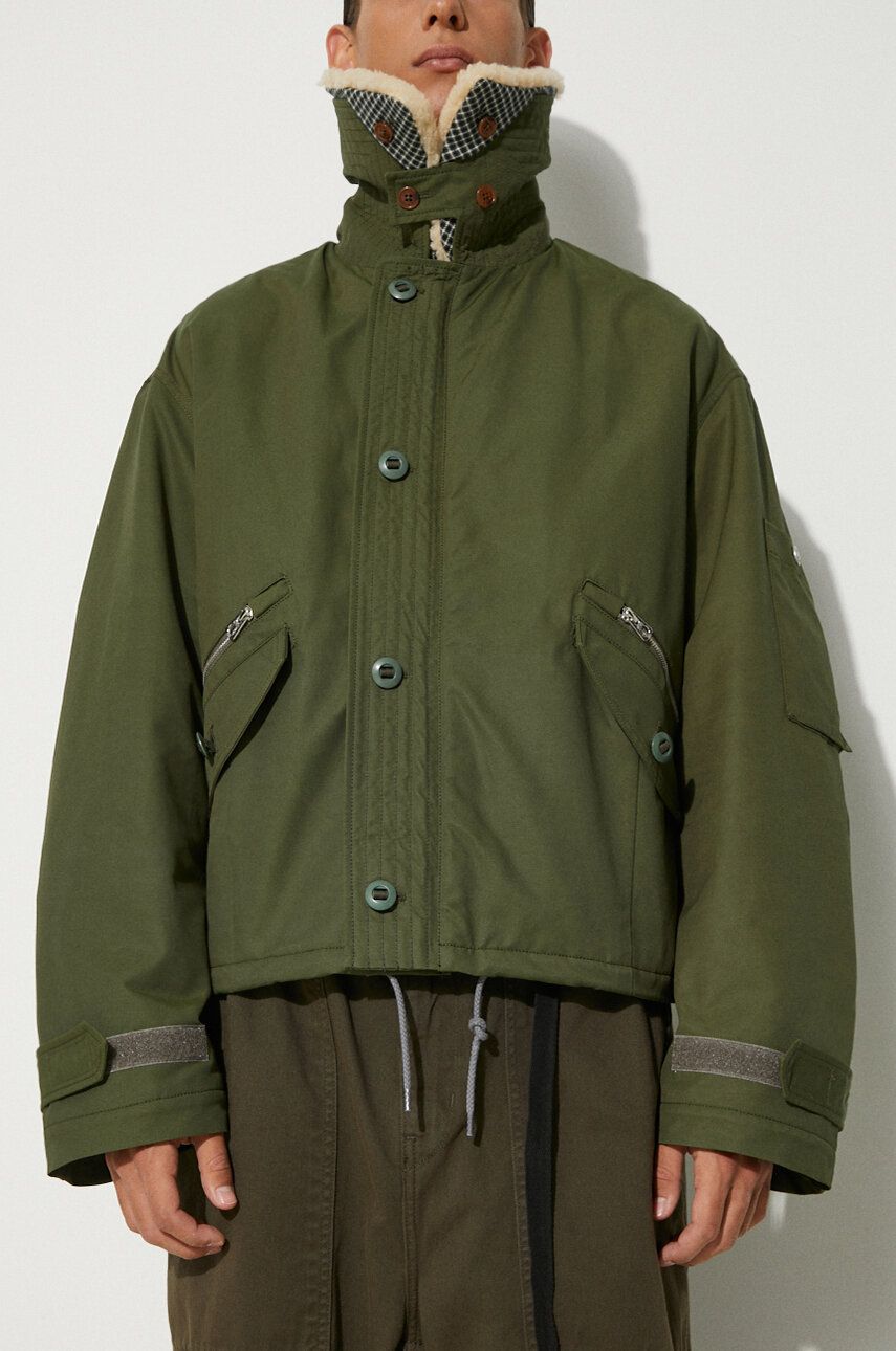 Bomber bunda KENZO Army Blouson Jacket Zelené | FE65BL1499OB.51, 0
