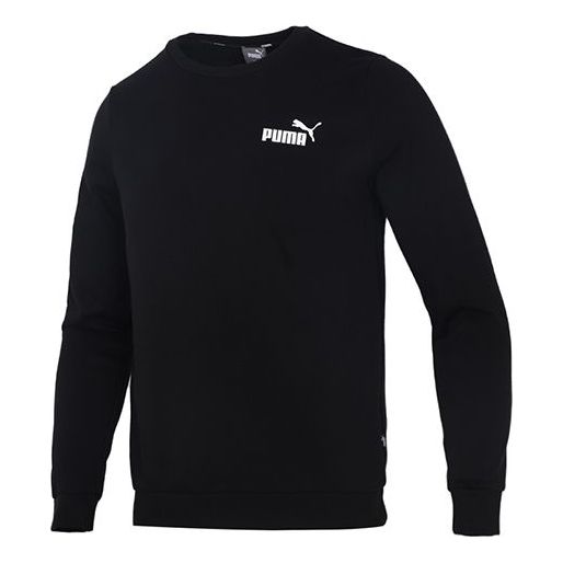 Sveter Puma ESS Small Logo Crew FL Round Neck Pullover Čierna | 846389-01