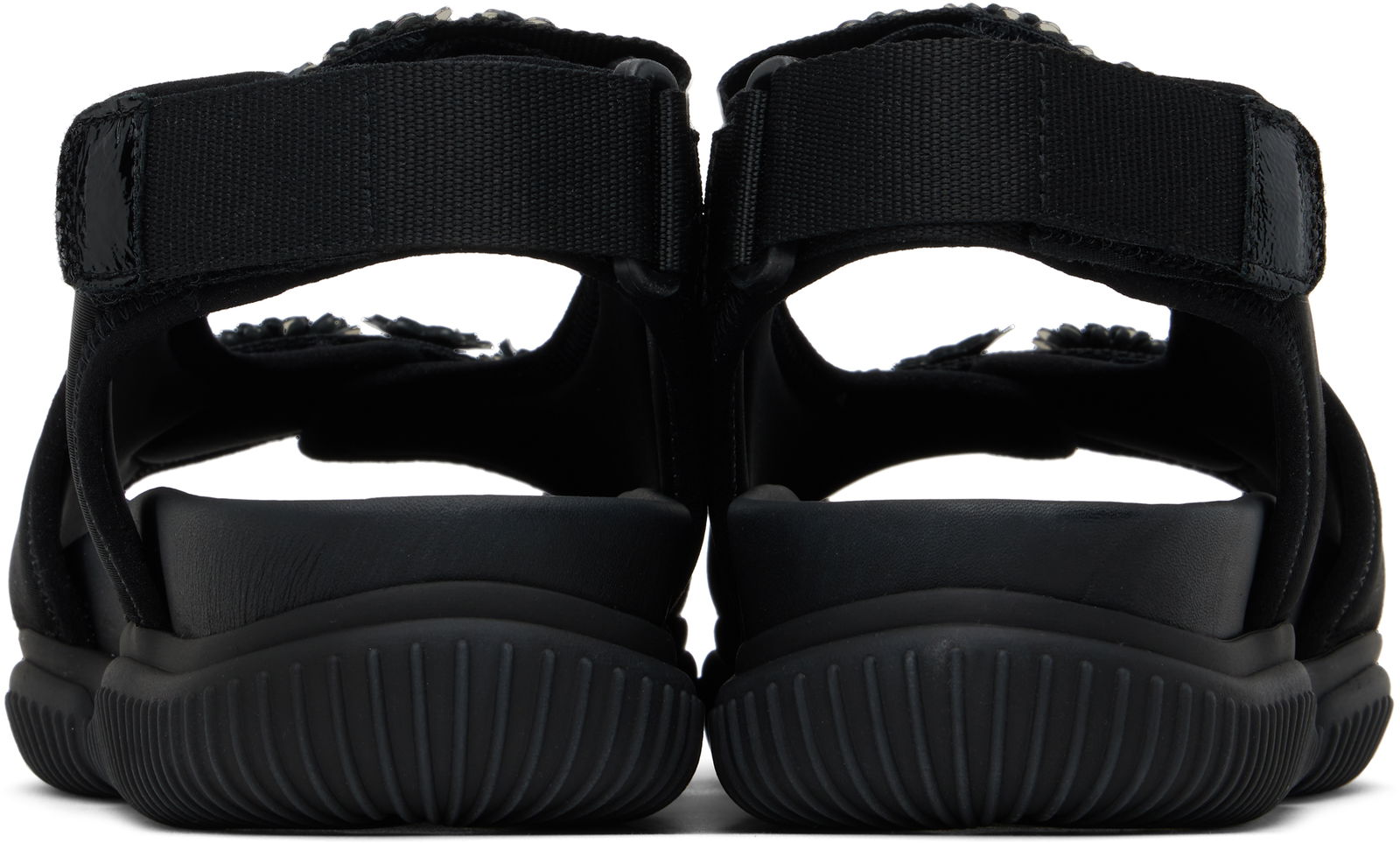 Valeria Flower Embellished Platform Sandals