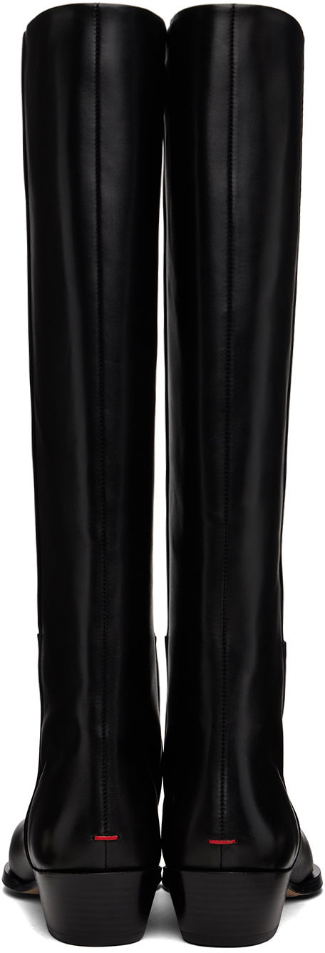 Oblečenie Aeyde Aeyde Arla Leather Cowboy Tall Boots Čierna | A11-KB-ARUP40CH116-FW24-800-001, 1