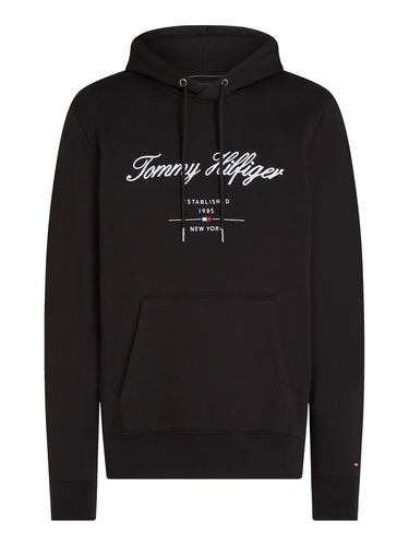 Mikina Tommy Hilfiger Tommy Hilfiger Script Logo Hoodie Čierna | MW0MW33631BDS, 4