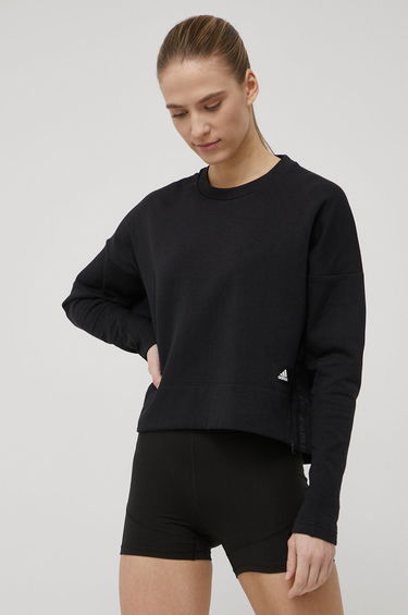 Mikina adidas Performance Sportswear Mission V Sweatshirt Čierna | HE3075, 0