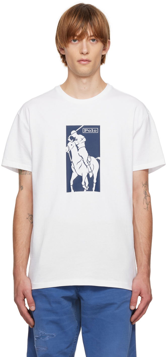 Tričko Polo by Ralph Lauren Big Pony T-Shirt Biela | 710871253001, 0