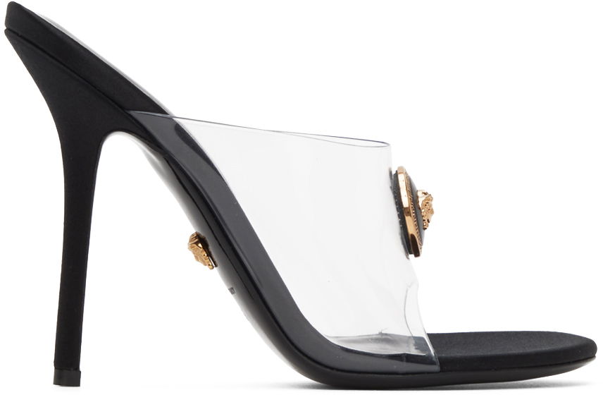Tenisky a topánky Versace Transparent Vagabond Heeled Sandals Čierna | 1012468_1A08652, 0