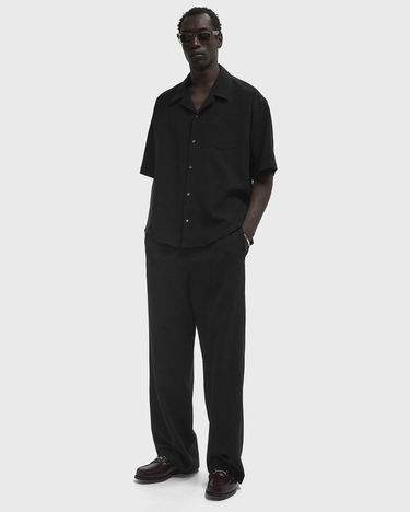 Košeľa AMI Boxy Camp Collar Shirt Čierna | HSH219.CO0106-001, 2