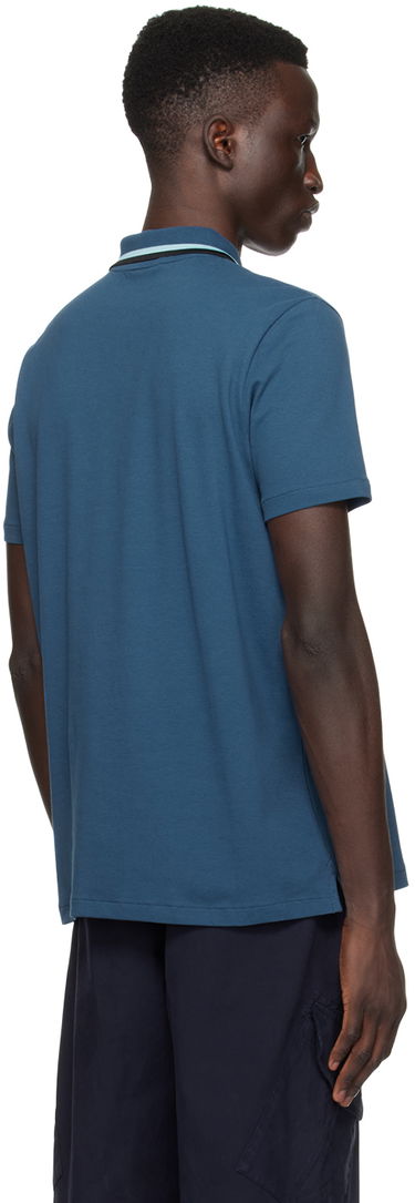 Polo tričko Paul Smith PS Paul Smith Zip Polo Modrá | M2R-322Y-M21511-46, 2