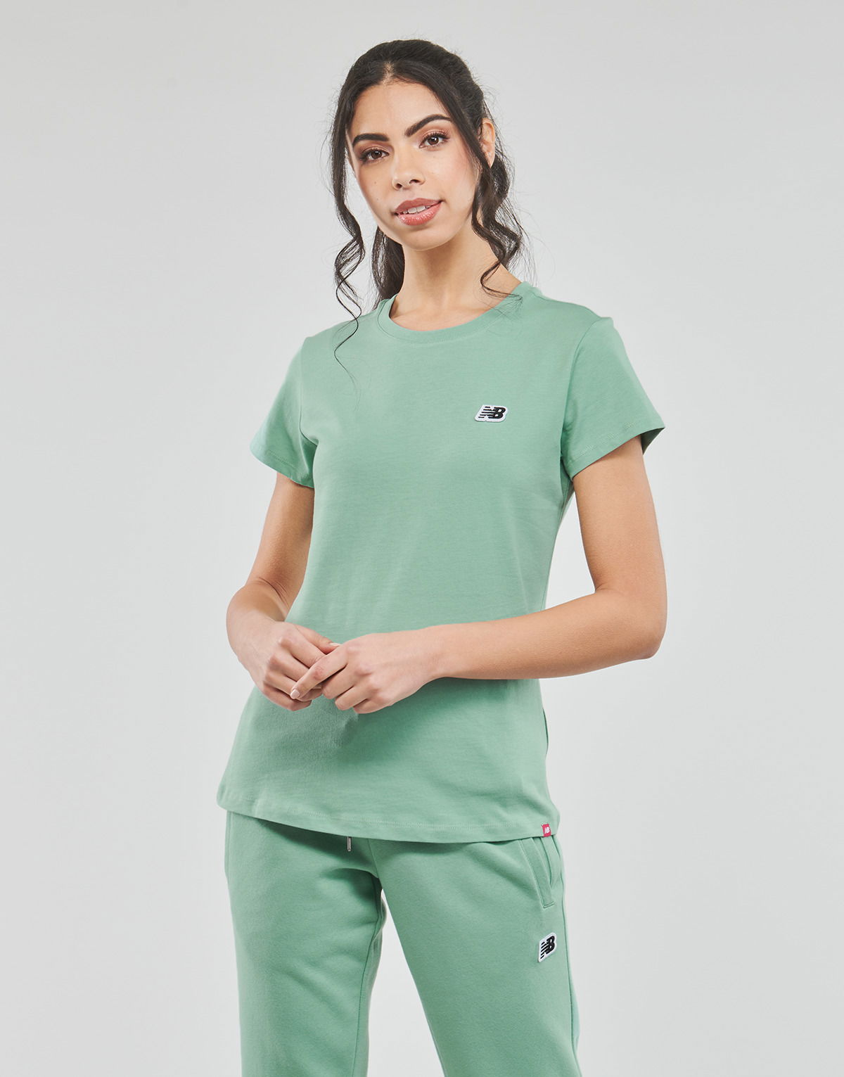 Tričko New Balance Small Logo Tyrkysová | WT23600-SAE, 1