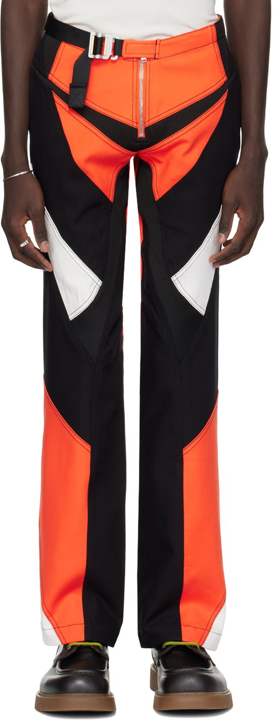 Cargo nohavice Dion Lee Panel Moto Trousers Oranžová | C2127S23, 0