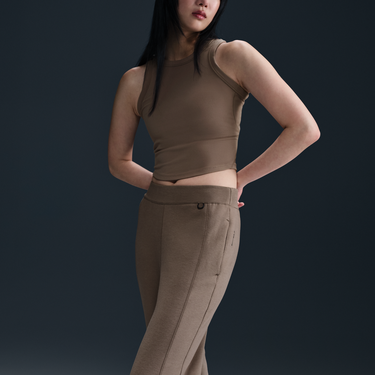 Tielko Nike Nike 24.7 Impossibly Soft Dri-FIT Mid-Rise Pants Hnedá | HQ8184-233, 3