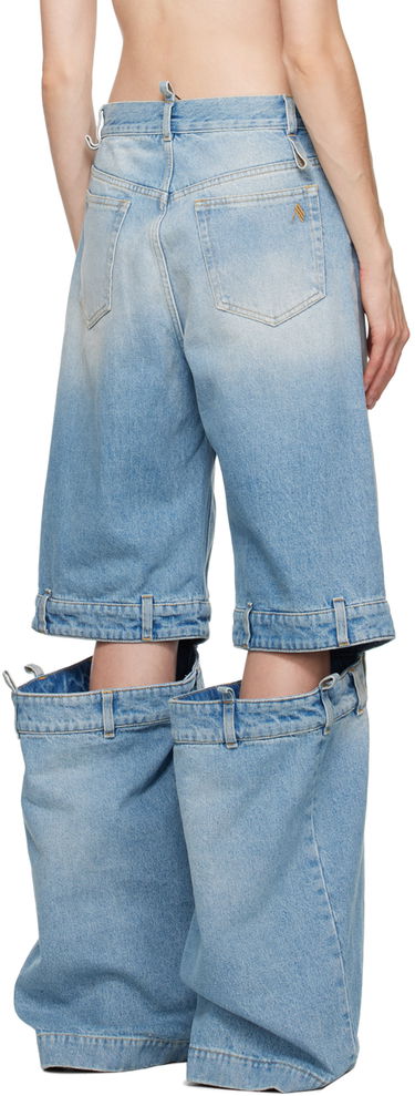 Džínsy The Attico The Attico Long Leg Split Jeans Modrá | 241WCP157 D073, 2