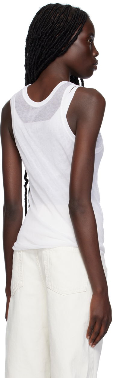 Tielko Ann Demeulemeester Herlinde Tank Top Biela | 2301-W-KN31-KN008-001, 2