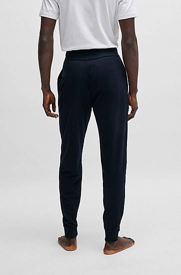 Tepláky BOSS Cotton-Terry Tracksuit Bottoms Čierna | 50527454, 1