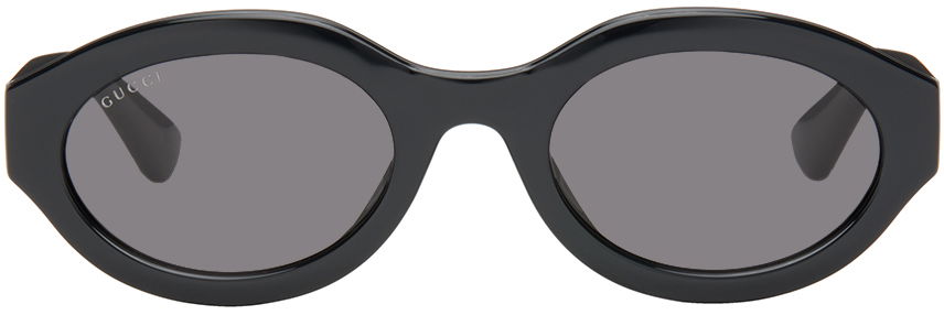 Slnečné okuliare Gucci Black Oval Sunglasses Čierna | GG1579S-001, 0