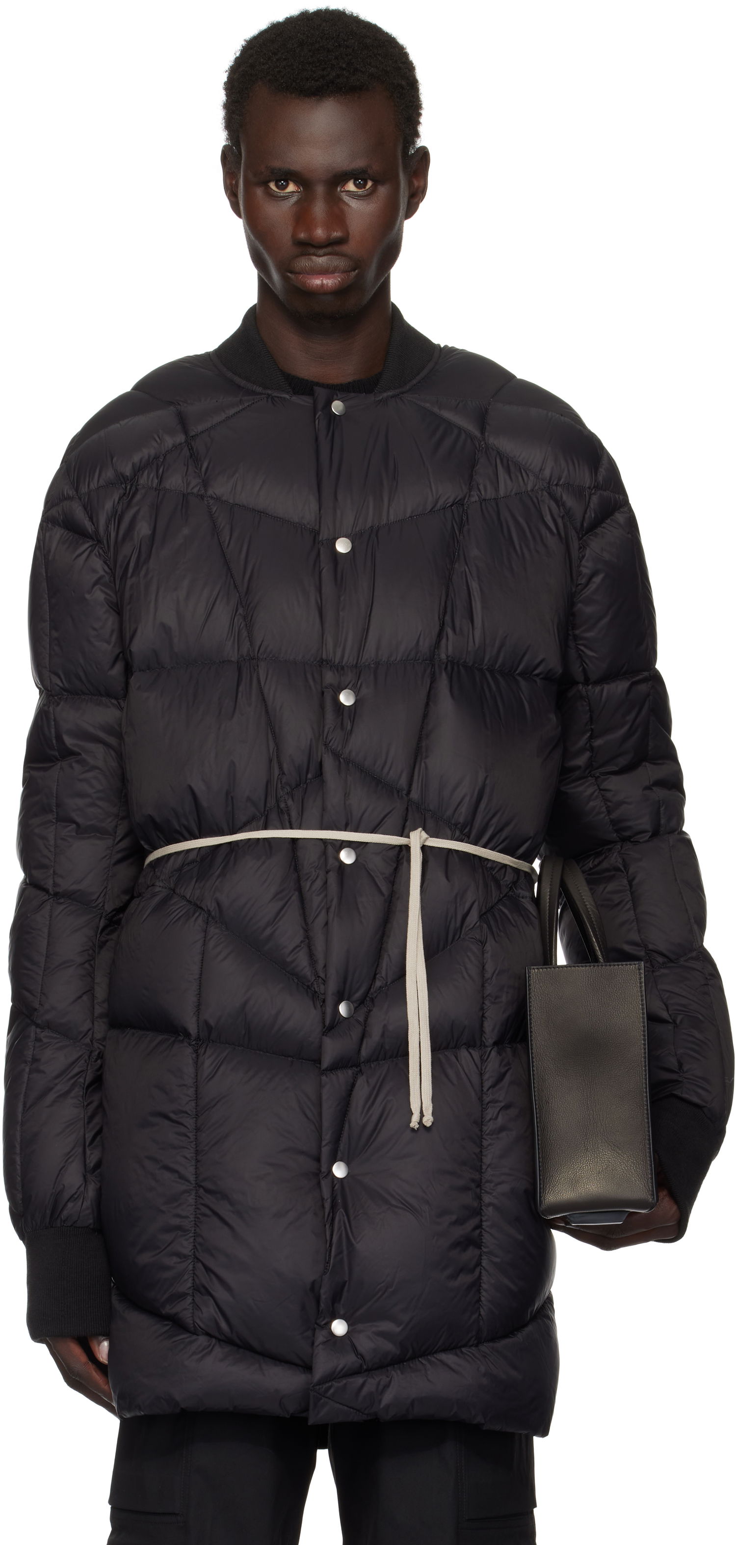 Prešívaná bunda Rick Owens Flight Liner Down Coat Čierna | RR02D6915 NPD2, 0