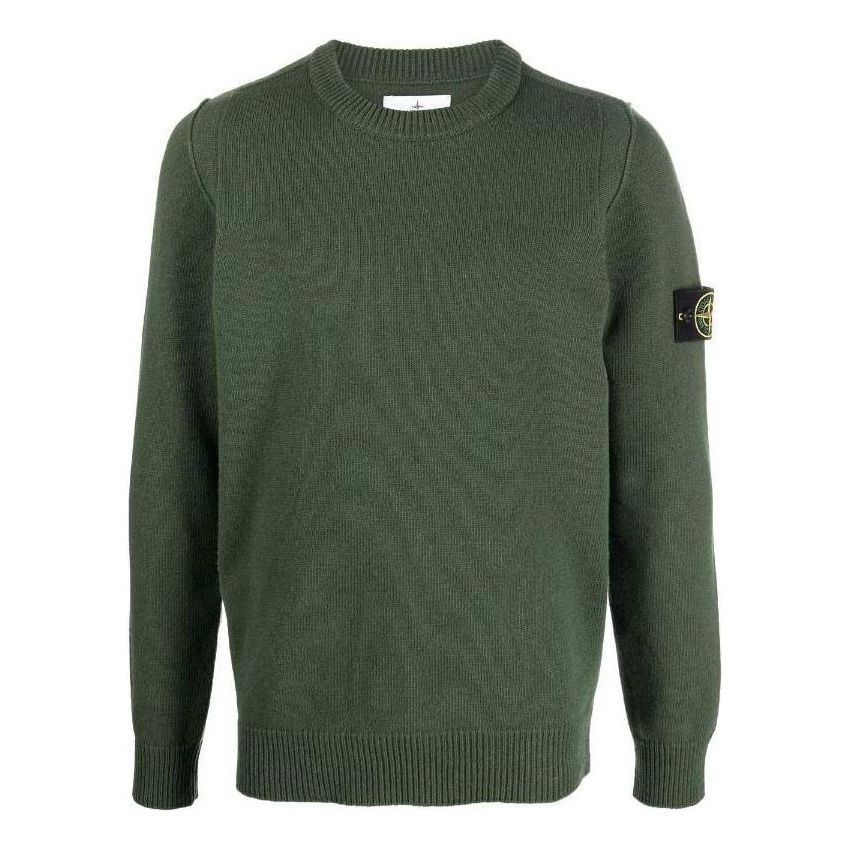 Sveter Stone Island Stone Island Classic Badge Sweater Zelené | 7715508A3-V0058, 0