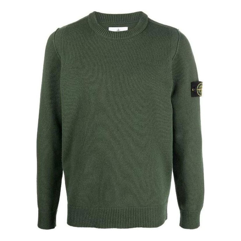 Sveter Stone Island Stone Island Classic Badge Sweater Zelené | 7715508A3-V0058