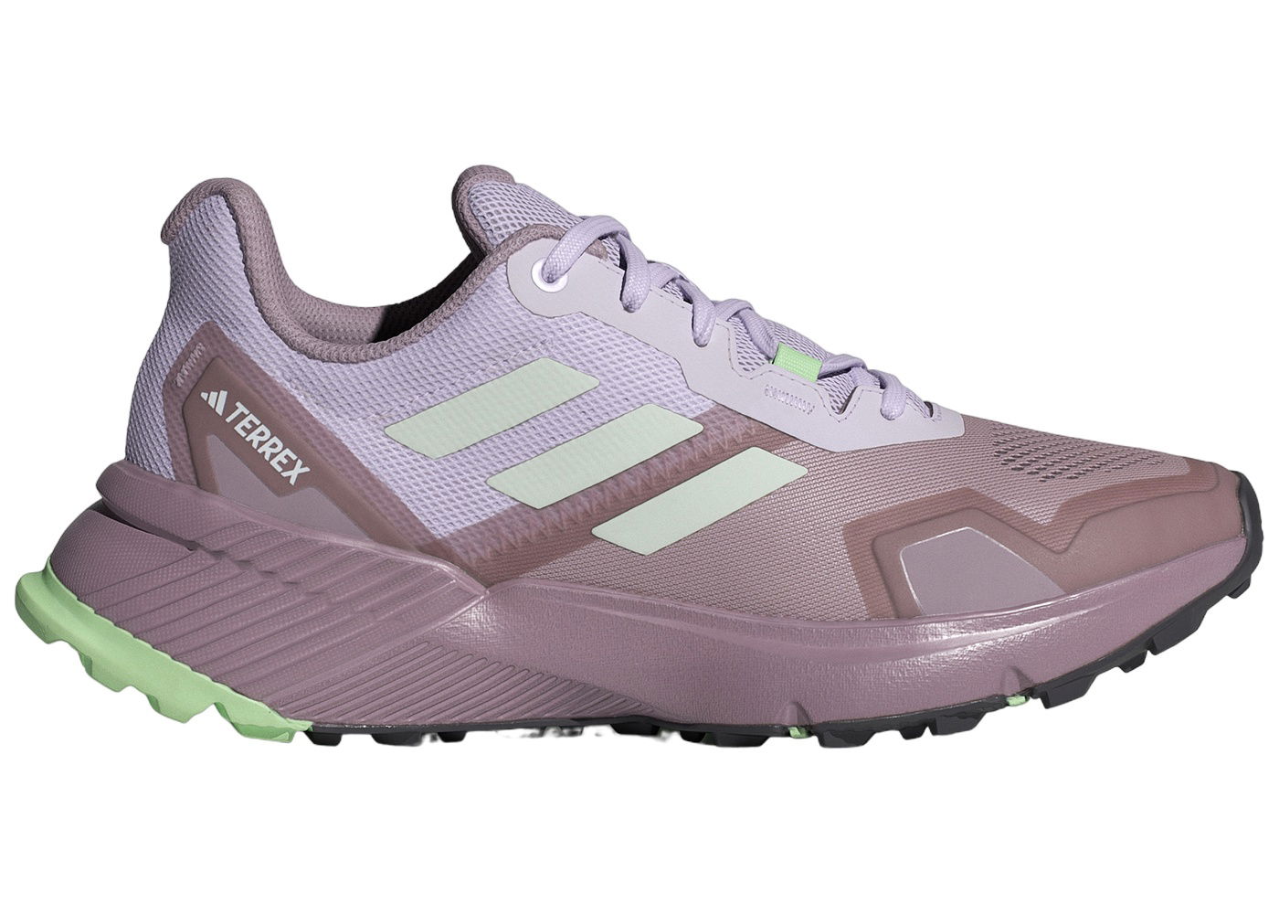 Tenisky a topánky adidas Performance Terrex Soulstride Trail Preloved Fig Crystal Jade Semi Green Spark W Fialová | ID7762, 0
