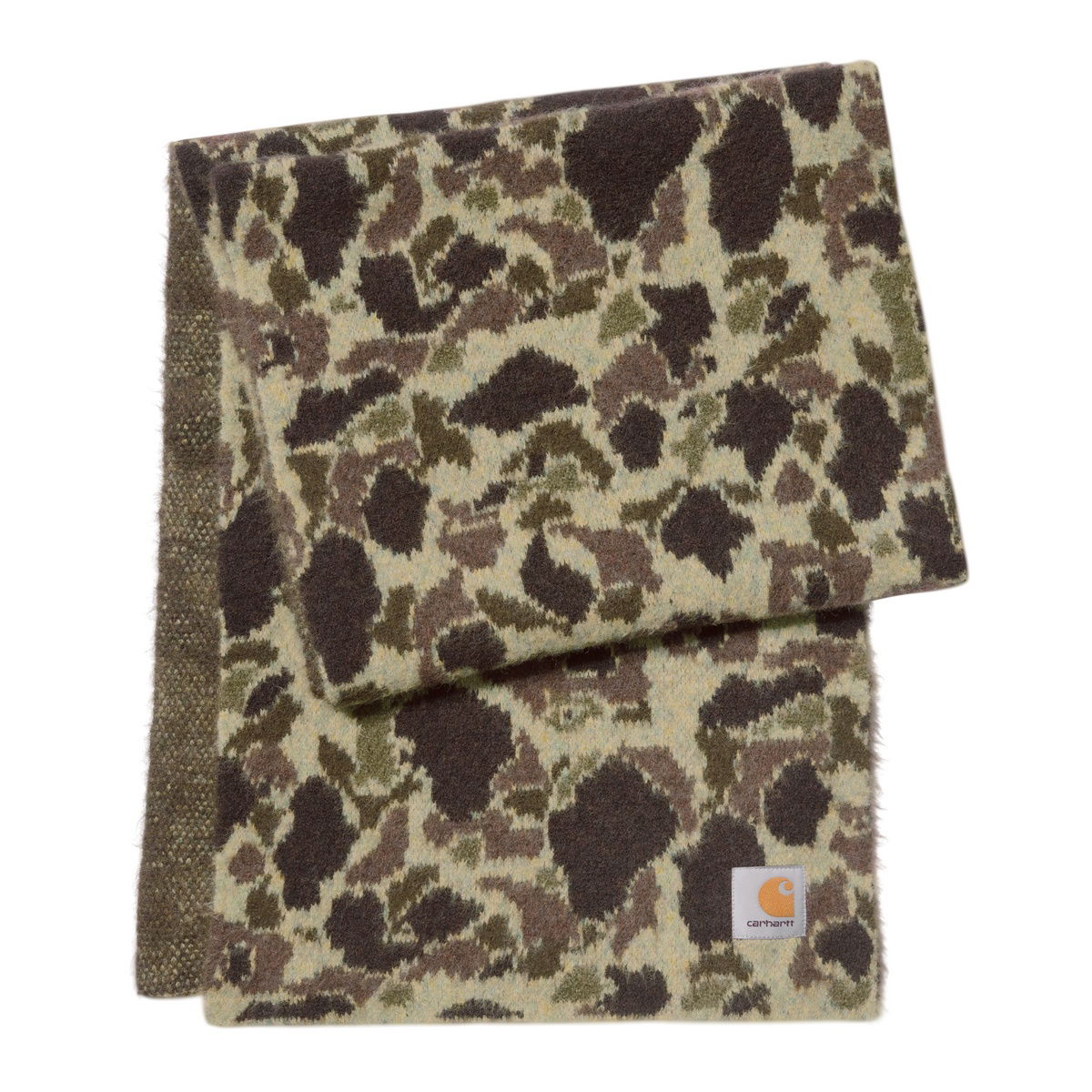 Camouflage Jacquard Knit Scarf