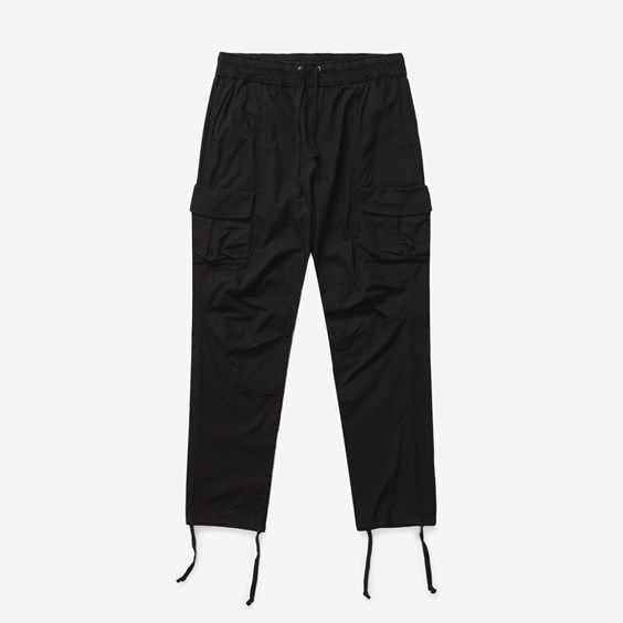 Cargo nohavice John Elliott Back Sateen Cargo Pant Black Čierna | F002N0810A, 1