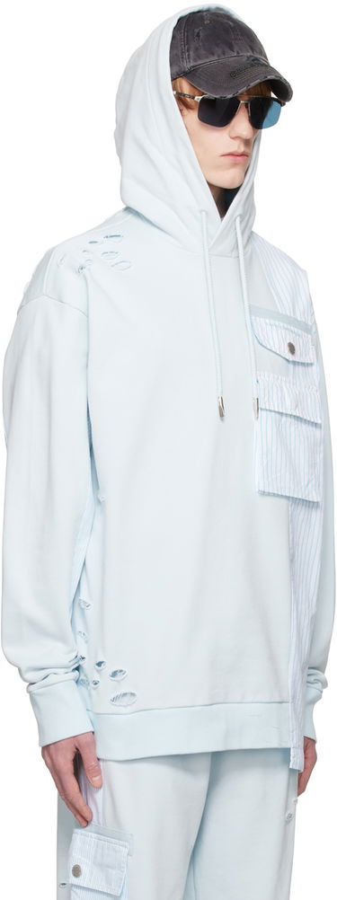 Mikina Feng Chen Wang Feng Chen Wang Paneled Hoodie Modrá | FMS15HD03, 1