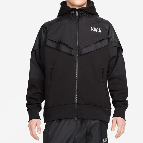 Mikina Nike sacai x Full Zip Hoodie Čierna | DQ9029-010, 0