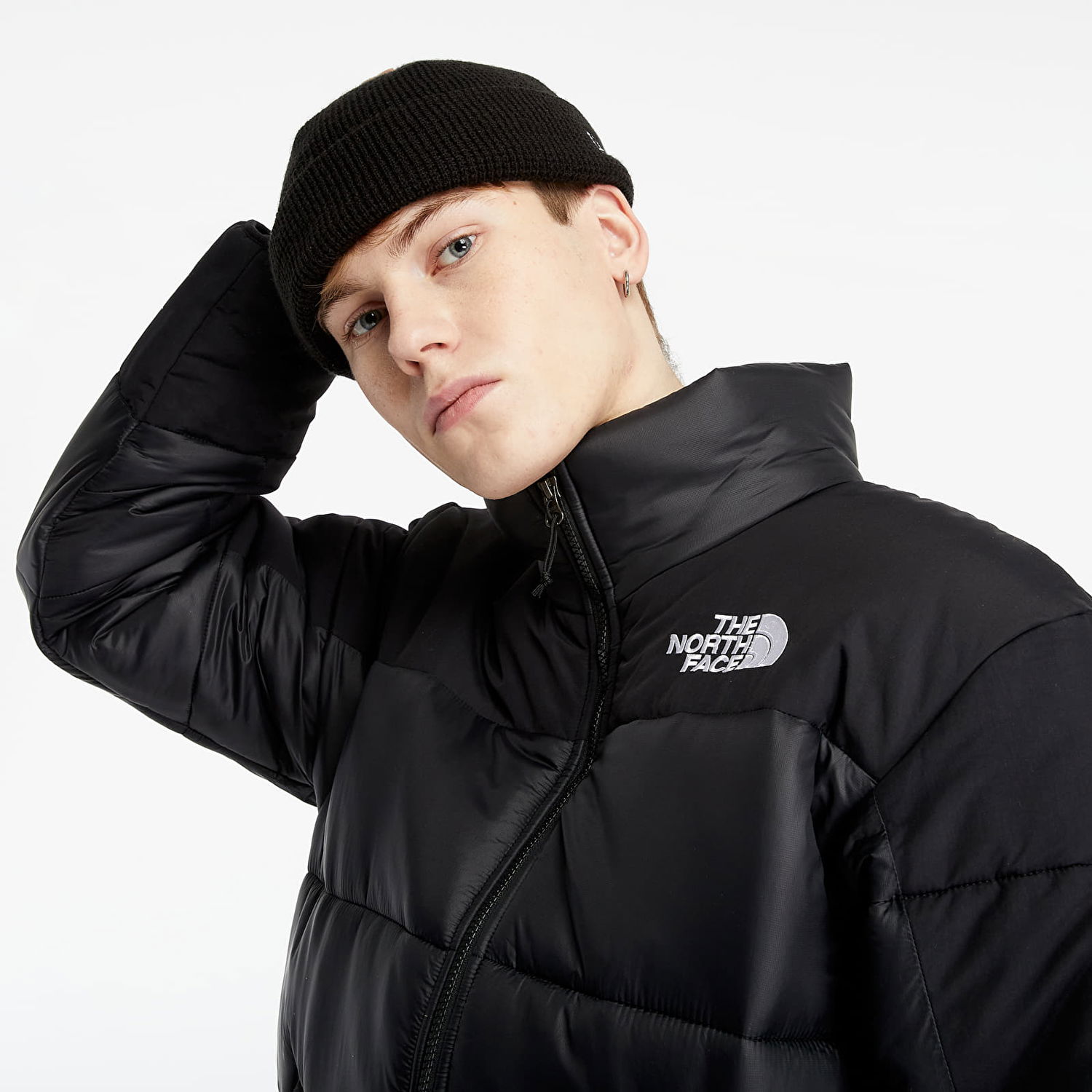 Prešívaná bunda The North Face Himalayan Isulated Jacket Čierna | NF0A4QYZJK31, 1