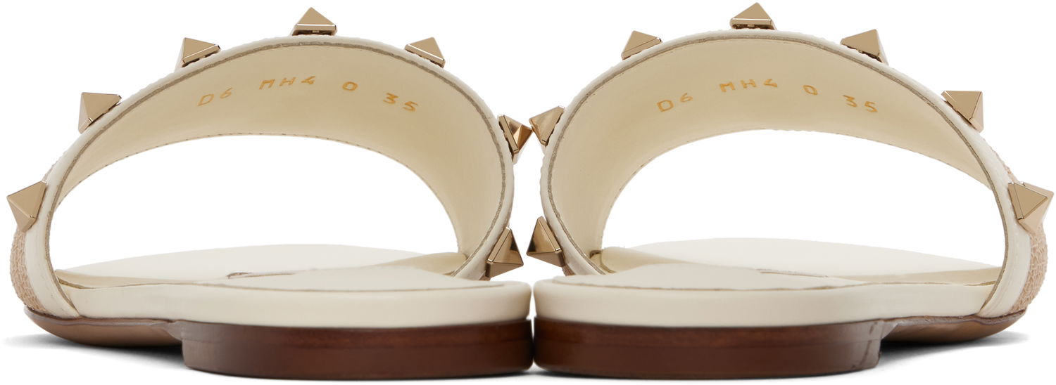 Doplnky Valentino Valentino Garavani Rockstud Slide Sandals Biela | 6W0S0MH4HJQ, 1