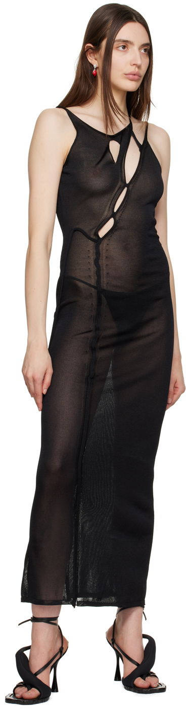 Šaty Ottolinger Ottolinger Strappy Maxi Dress Čierna | 705001, 3