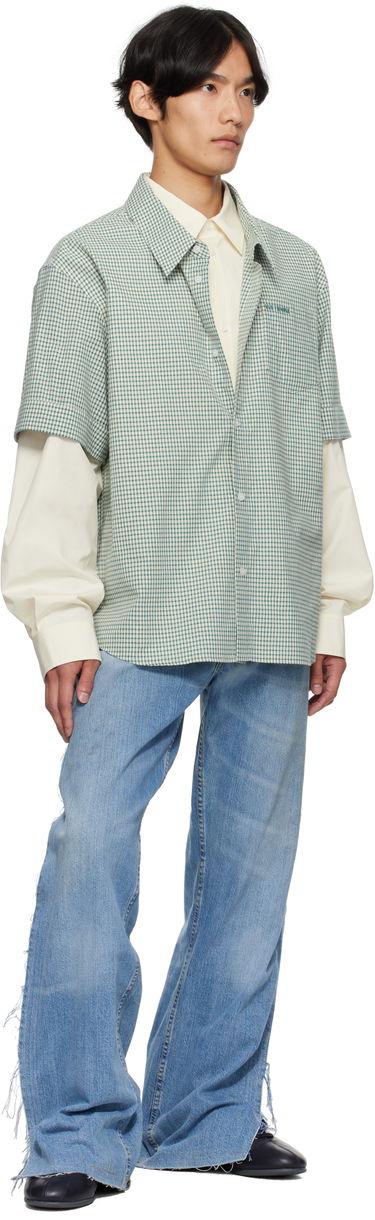 Košeľa We11done We11done Detachable Sleeves Shirt Zelené | WD-SH2-25-181-M-BG, 3