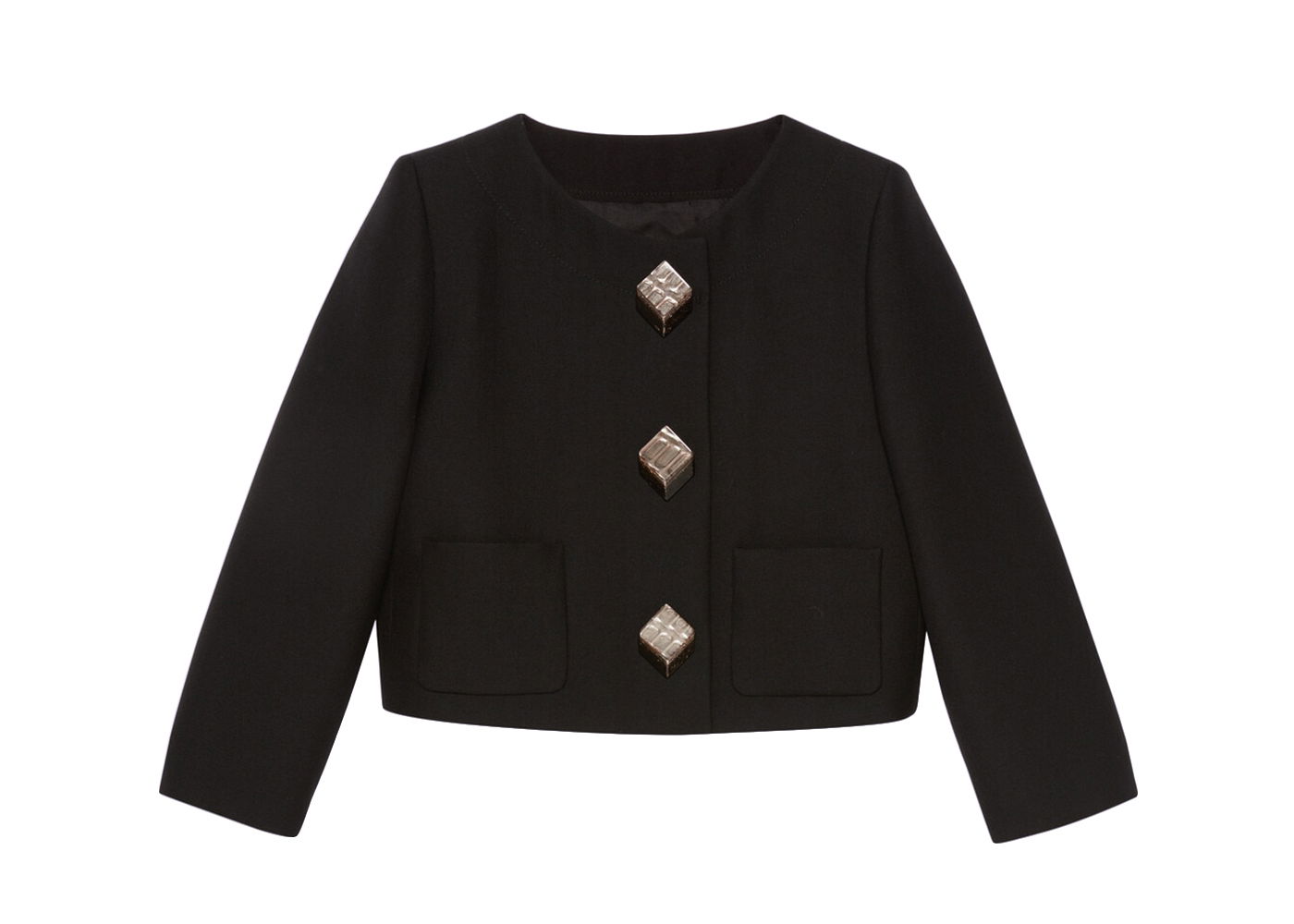 Bunda Gucci Dry Wool Jacket Čierna | 731312 ZAK4N 1000, 0