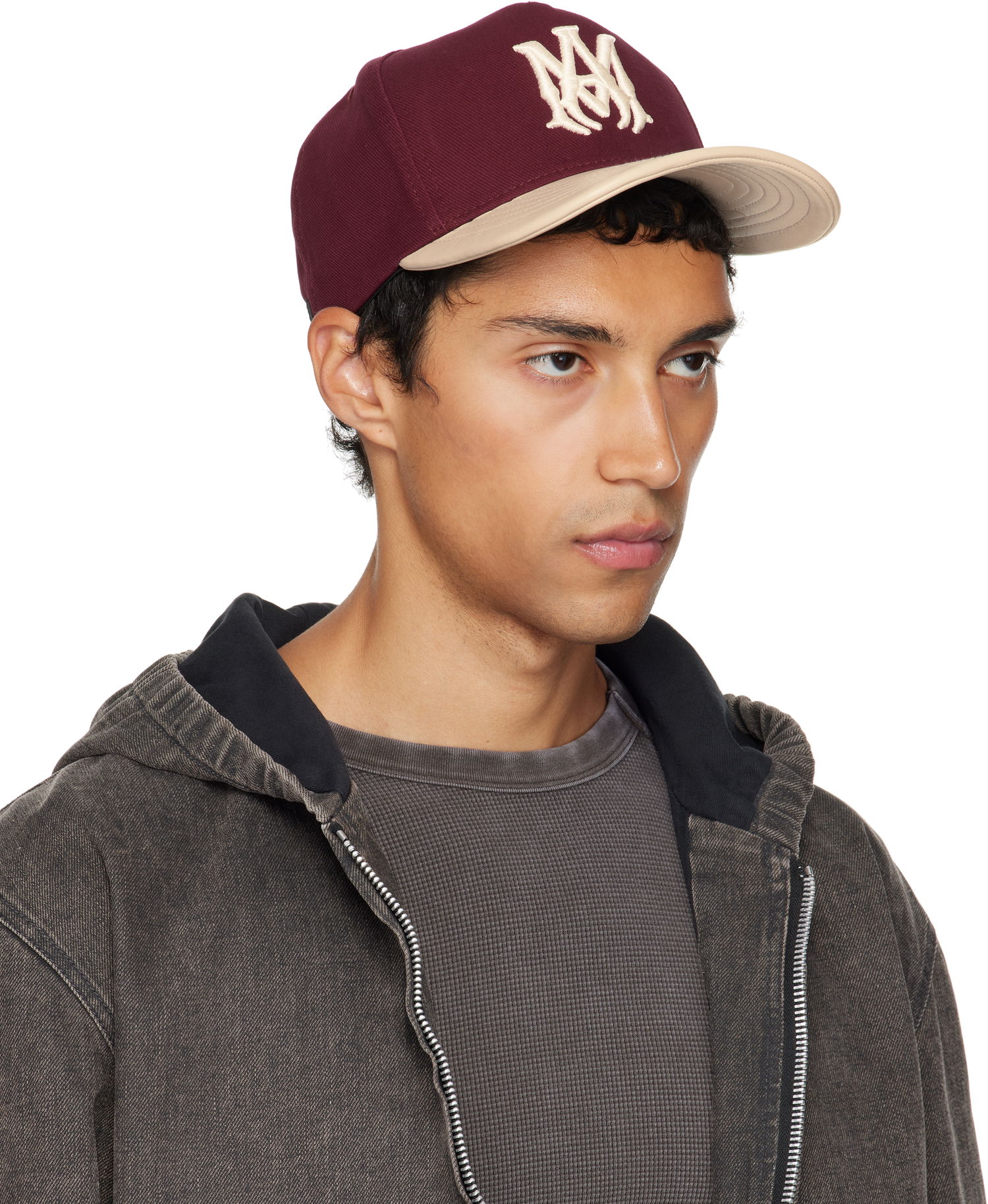 Šiltovka AMIRI AMIRI Two Tone Canvas Cap Vínová | AMHACP1068, 1