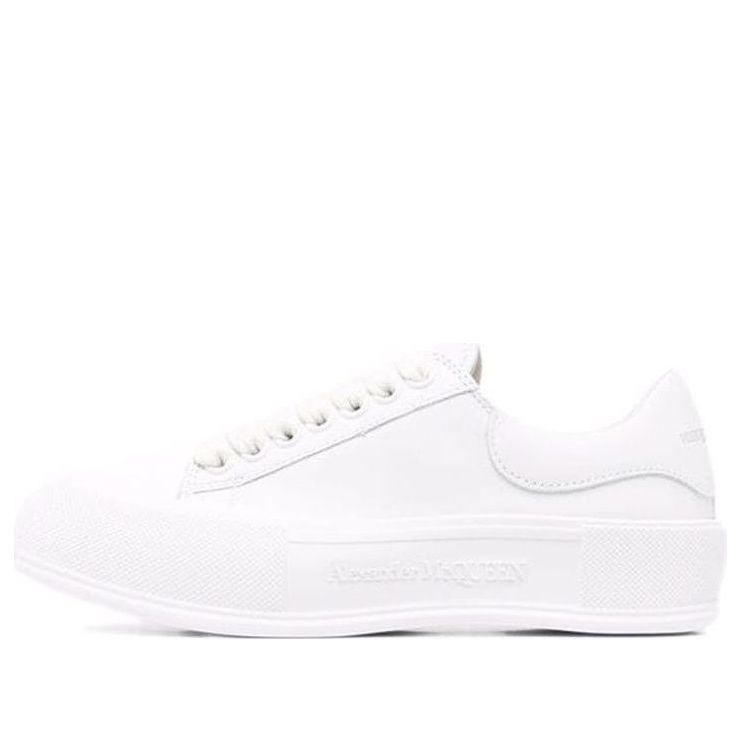 Tenisky a topánky Alexander McQueen Alexander McQueen Deck Plimsoll Biela | 667245WIAB69065