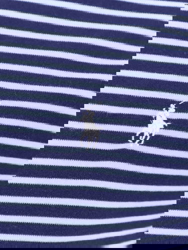 Tričko Polo by Ralph Lauren Striped Crew Neck T-Shirt by Polo Ralph Lauren Modrá | 710961128003, 2