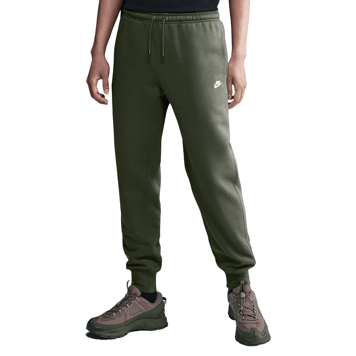 Tepláky Nike CLUB BB Fleece Drawstring Cuffed Joggers Zelené | FN3787-222, 0