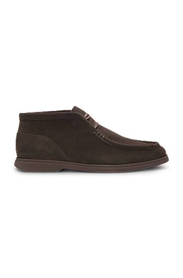 Oblečenie a doplnky BOSS Suede Desert Boots with Stitching Hnedá | 50548119, 1