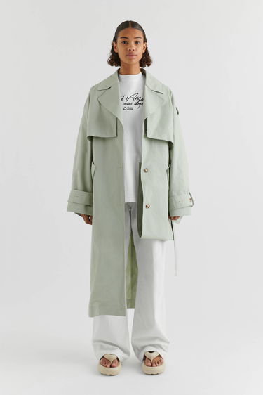 Kabáty AXEL ARIGATO Atom Trench Coat Zelené | A2107003, 4