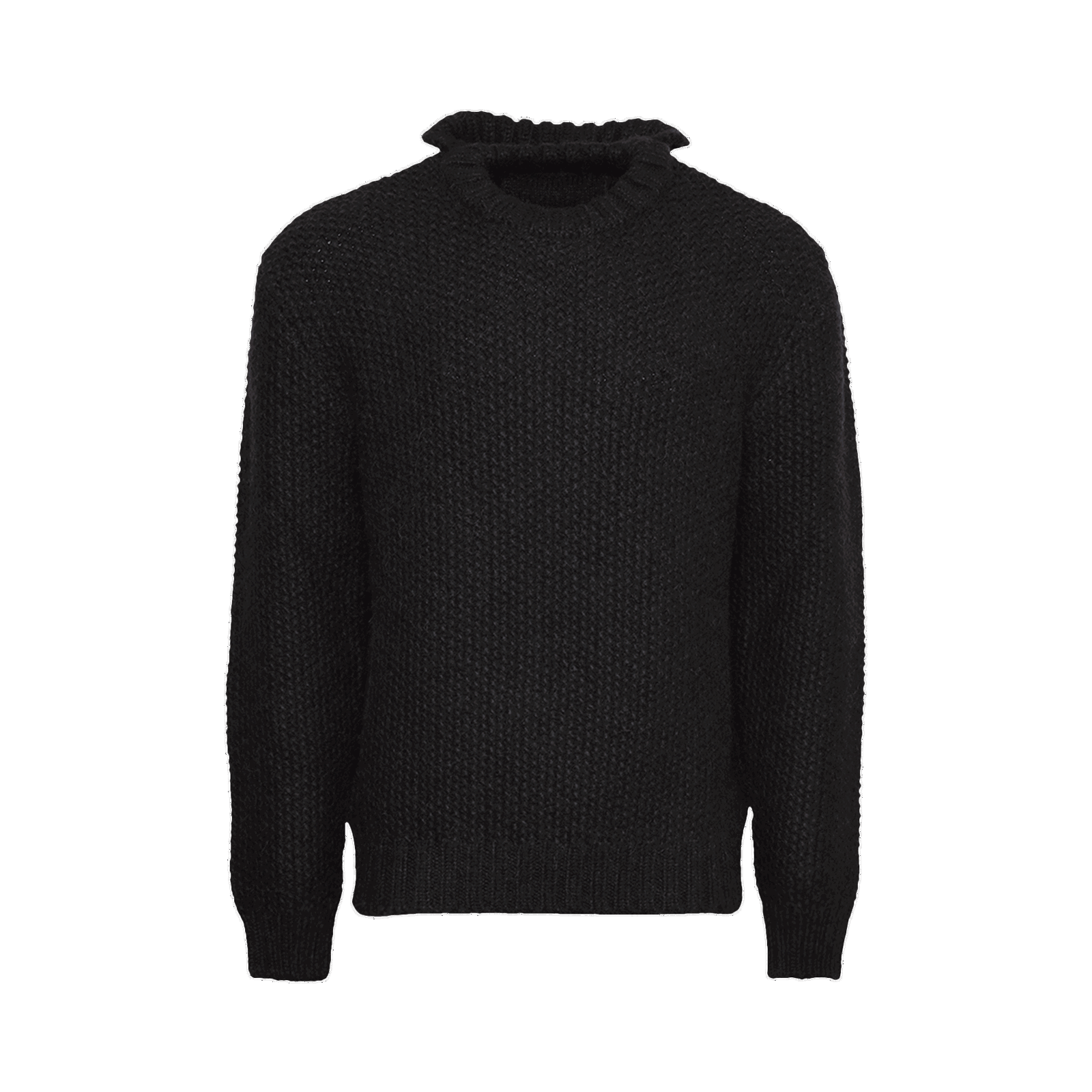 Balaclava Textured Crewneck