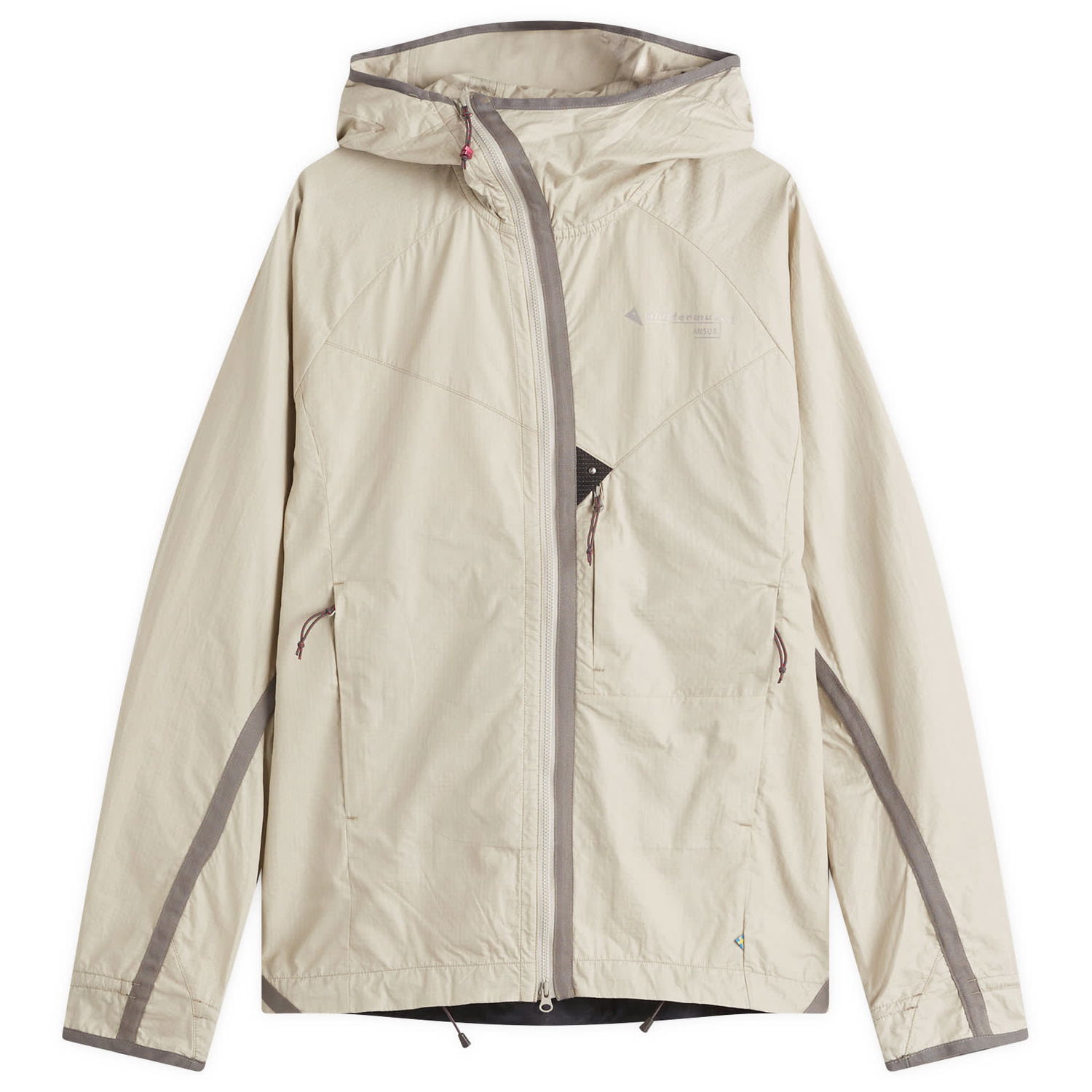 Vetrovka Klättermusen Ansur Hooded Wind Jacket Béžová | 10653M11-886, 1